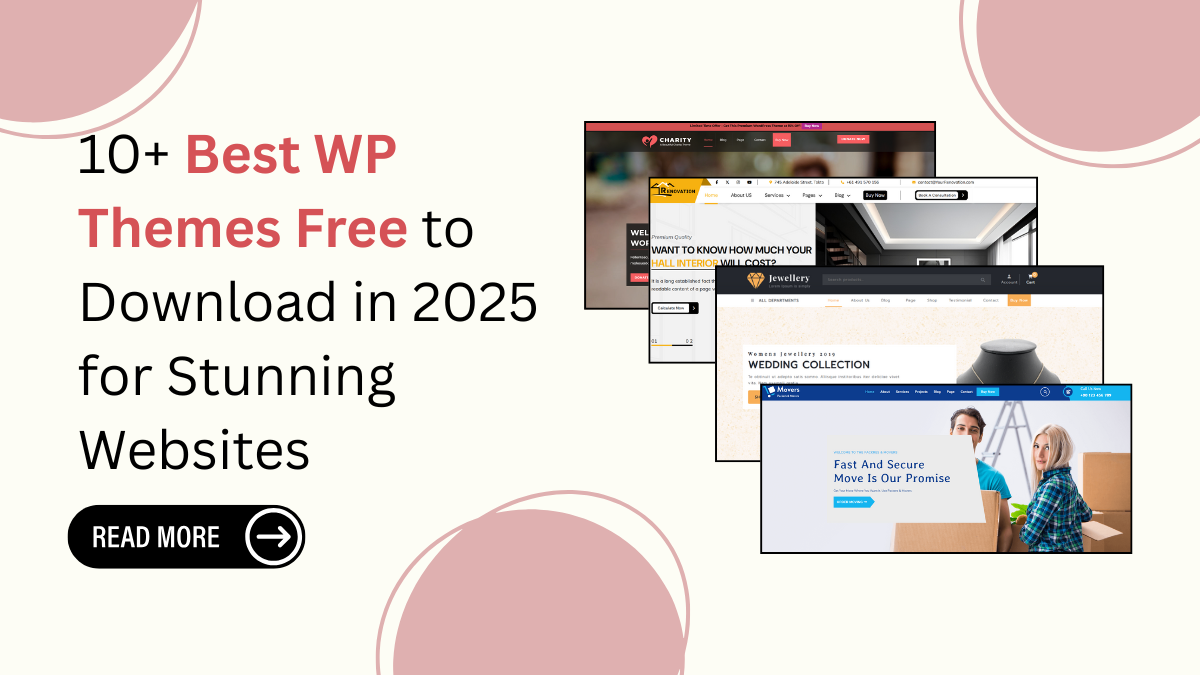 10+ Best WP Themes Free to Download in 2025 for Stunning Websites