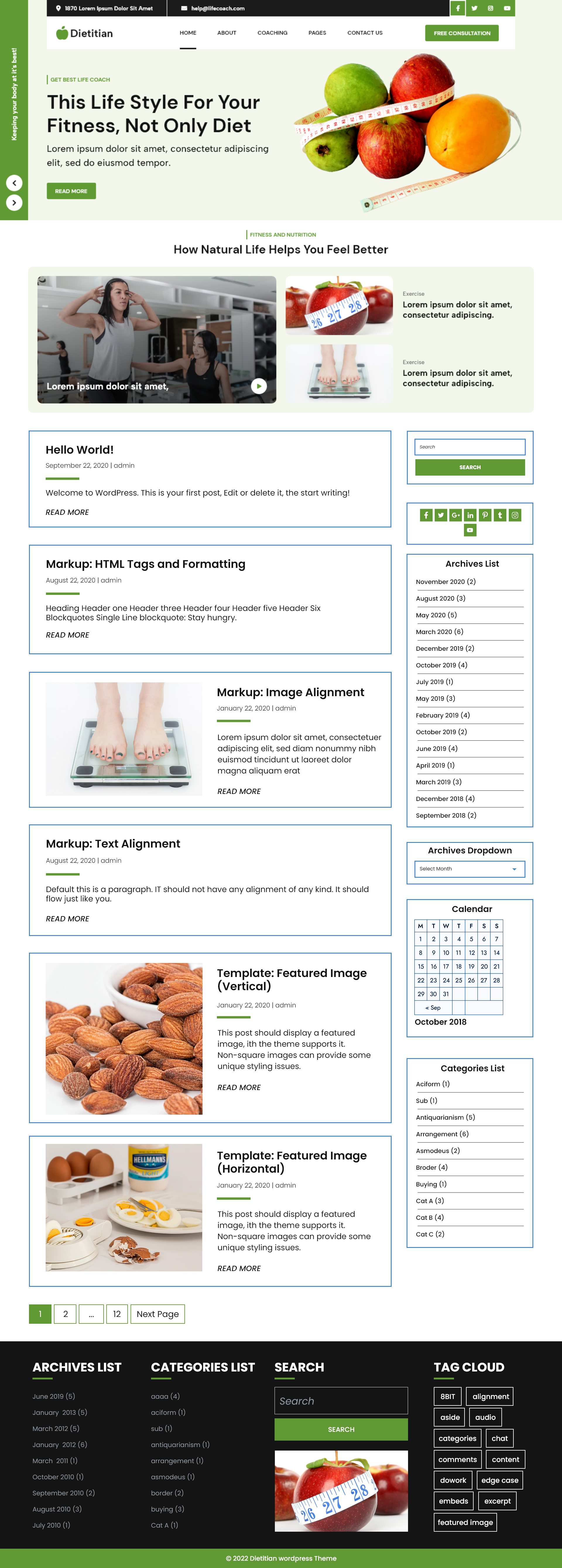 Free Organic WordPress Theme - Clean & Eco-Friendly Design Buywptemplates