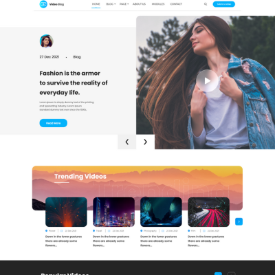 Videographer WordPress Theme
