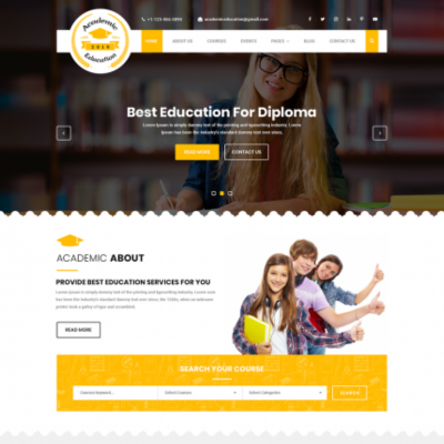 Academic WordPress Template