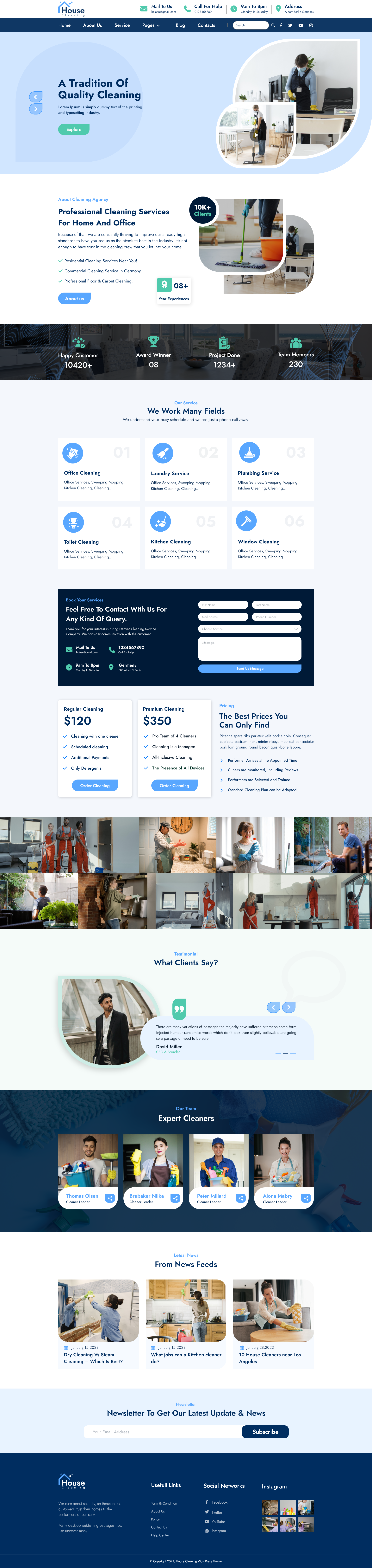 Handyman Services WordPress Theme – Professional and Responsive Design ...