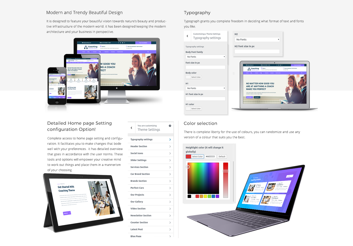 Coaching WordPress Template