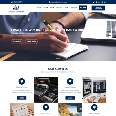 Free Corporate WordPress Theme