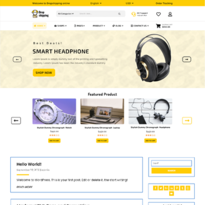 Free Dropshipping WordPress theme