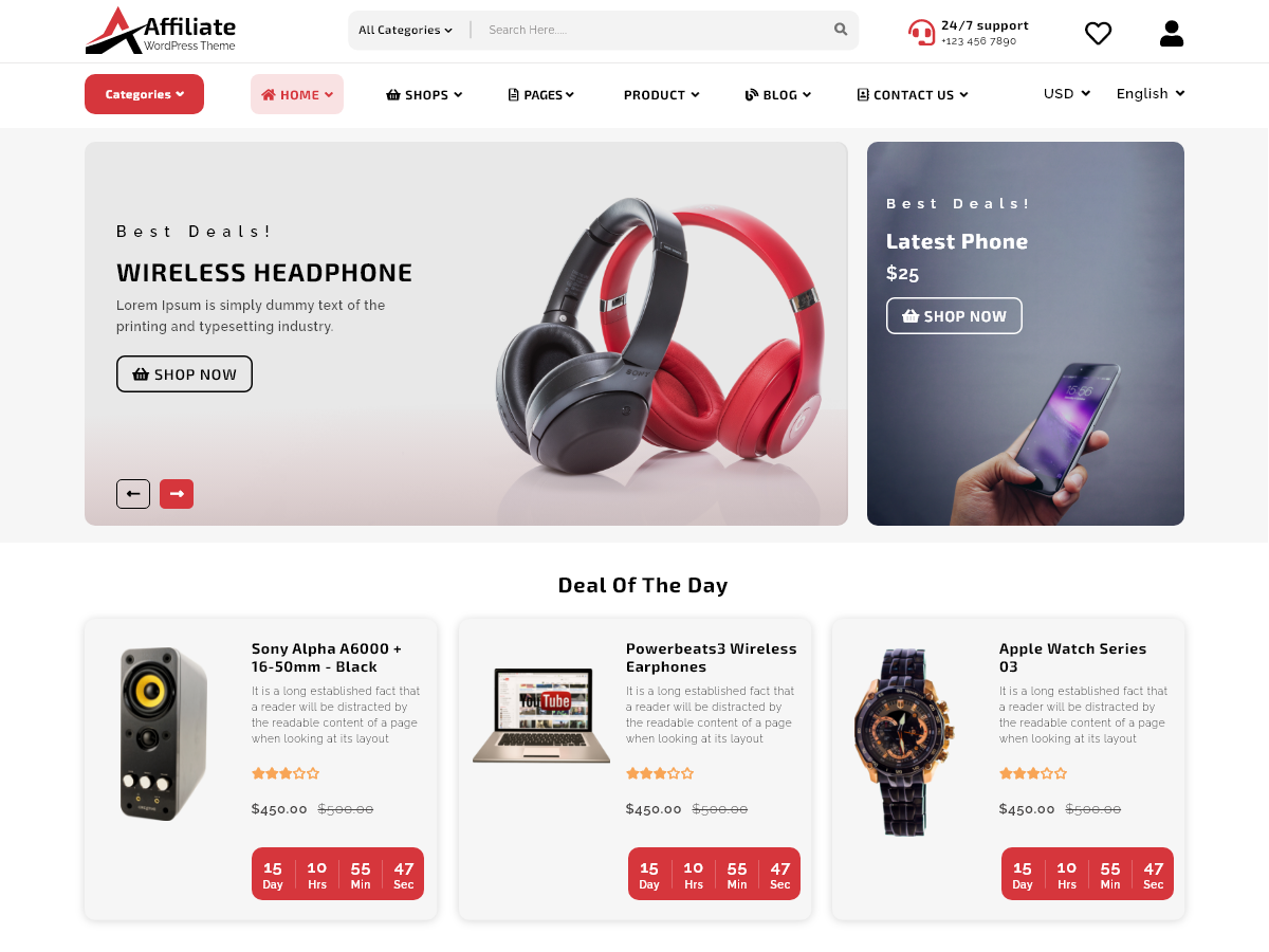 Free Affiliate WordPress Theme
