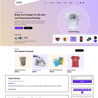 Print On Demand Shop