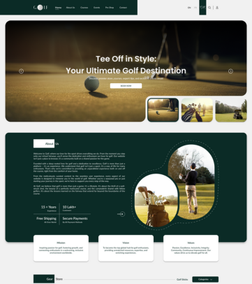 Golf Coast WordPress Theme