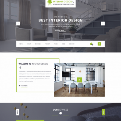 Interior Design WordPress Template