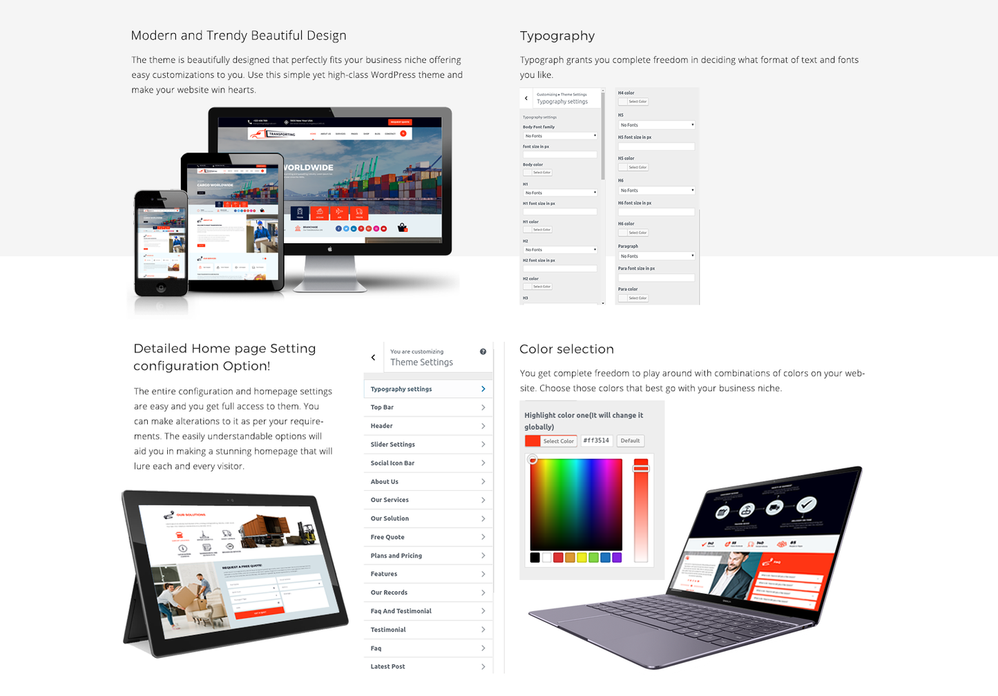 Moving Company WordPress Template