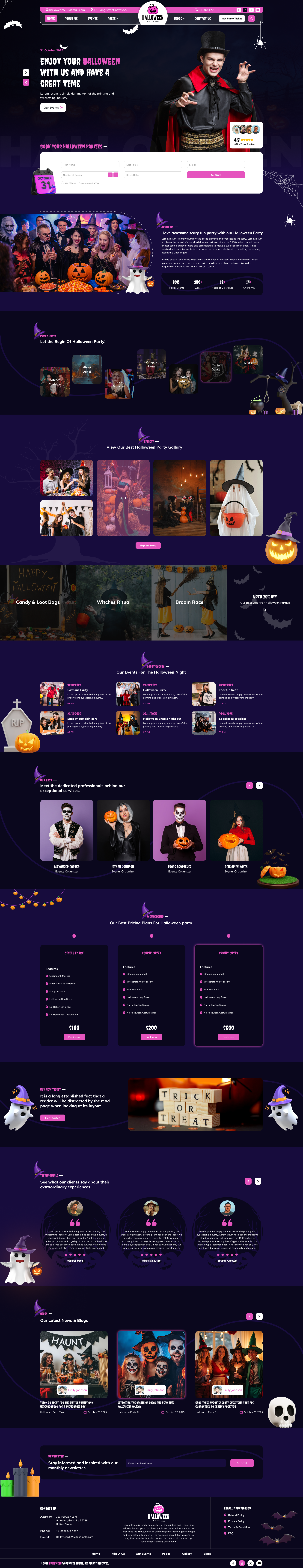 Halloween WordPress Theme