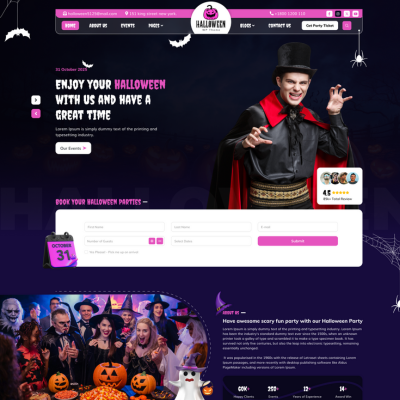 Halloween WordPress Theme