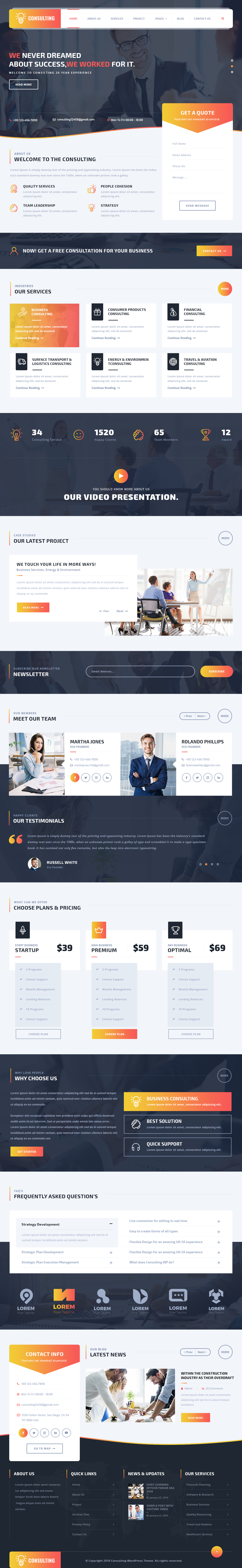 Consulting WordPress Template