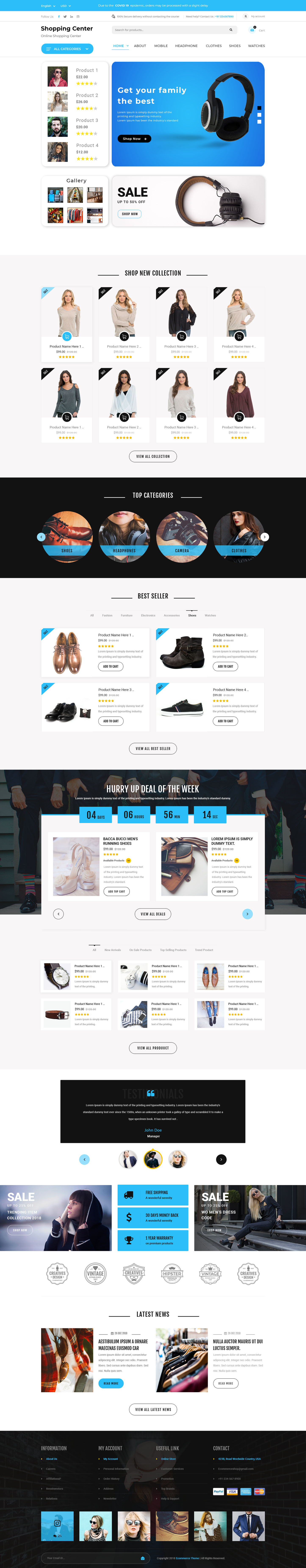 Shopping WordPress Theme