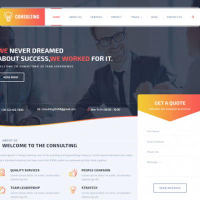 Consulting WordPress Template