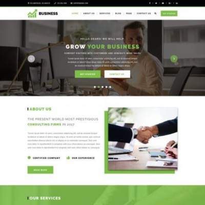 Free WordPress Template For Business