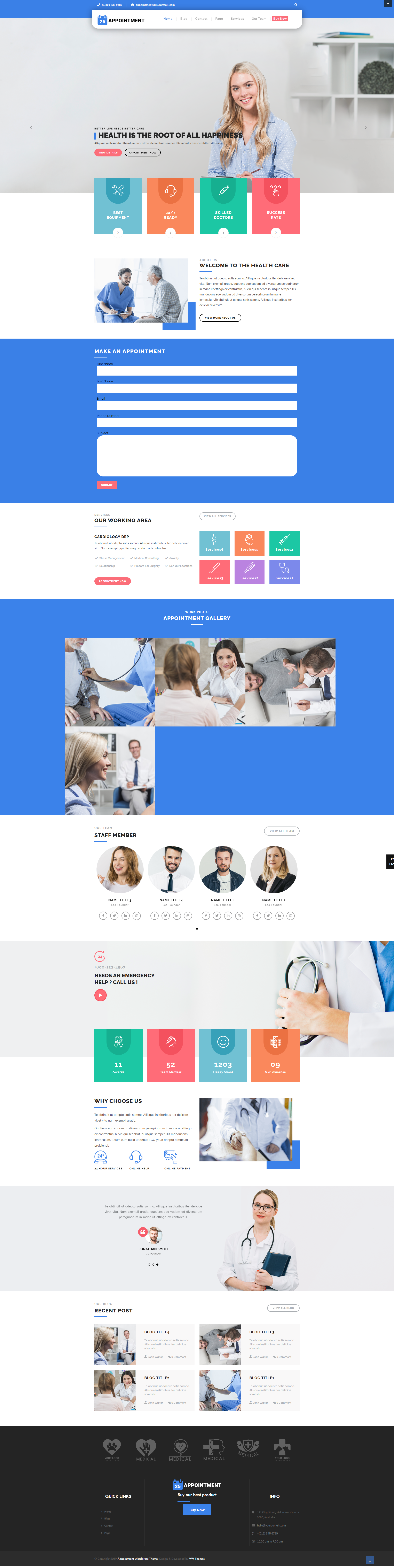 Appointment WordPress Theme | Streamline Scheduling & Bookings ...
