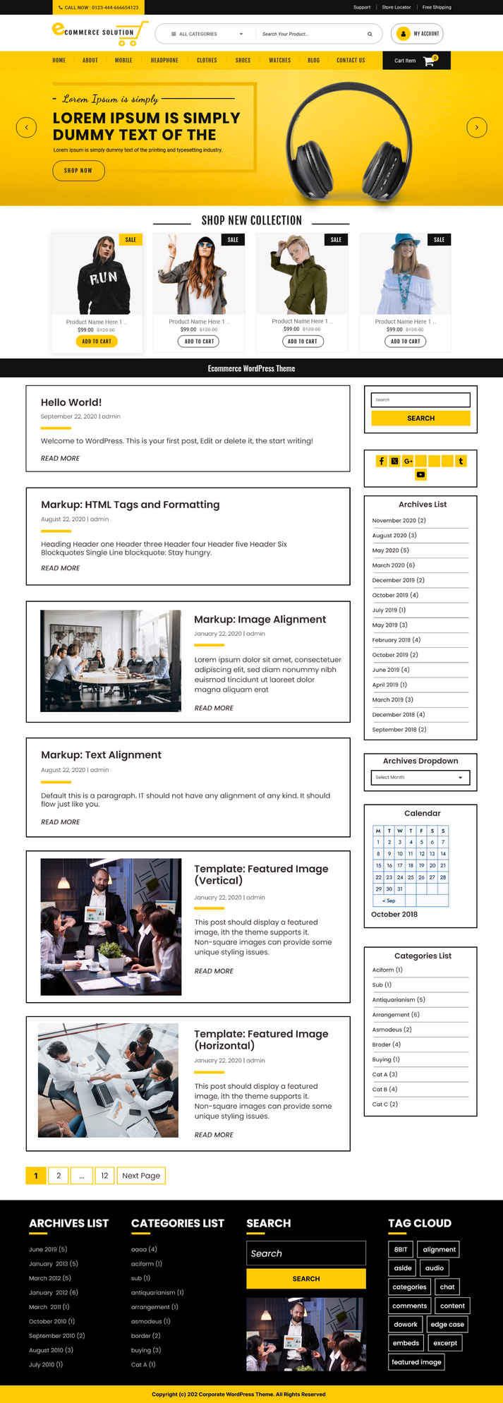 Multipurpose Free Ecommerce WordPress Theme For Online Shops Buywptemplates