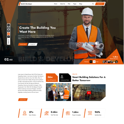 Real Estate Developer WordPress Theme