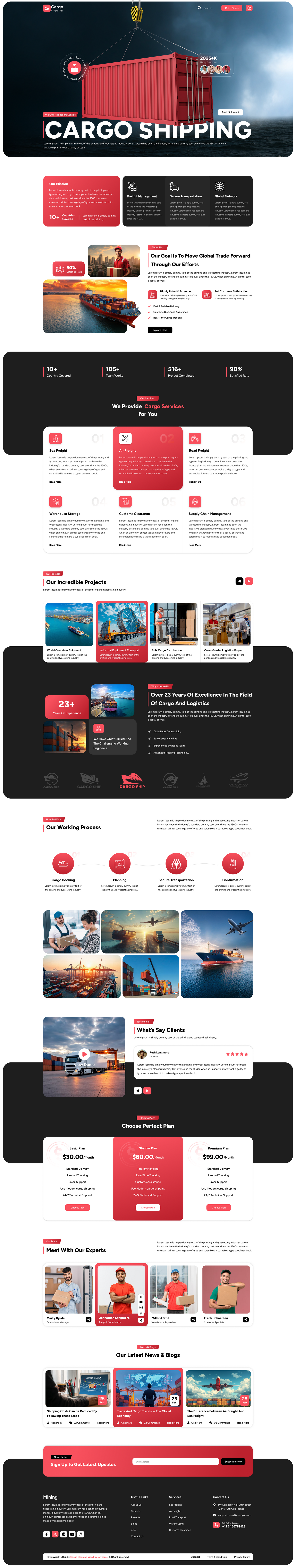 Cargo WordPress Theme