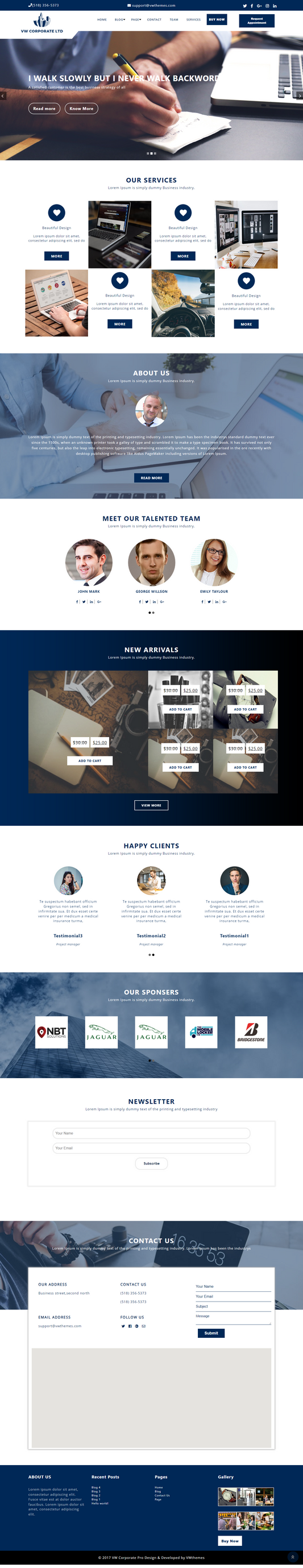 Corporate WordPress Theme