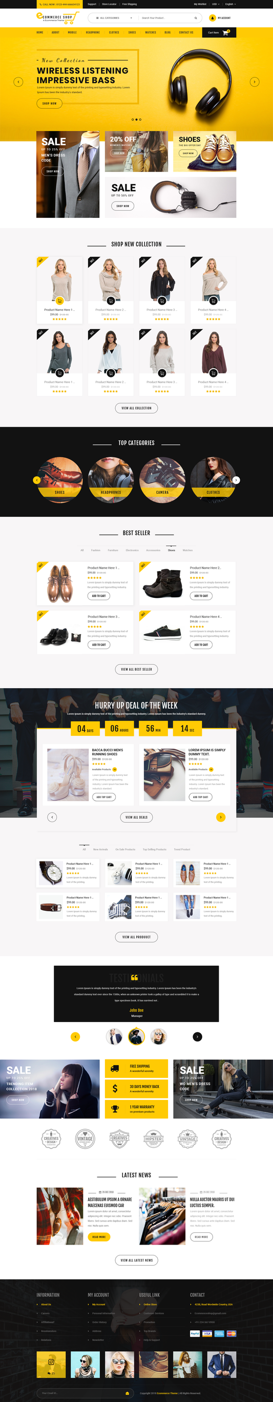 Ecommerce WordPress Theme