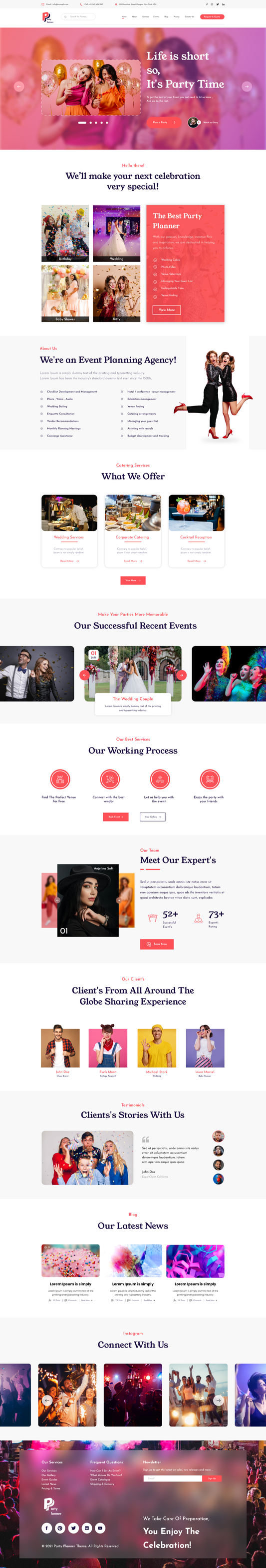 Event Management WordPress Theme