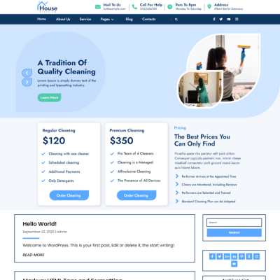 Free Handyman WordPress Theme