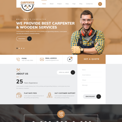 Furniture WordPress Template