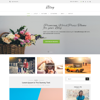 Multipurpose Blog WordPress Theme