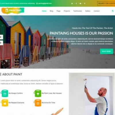 Painter WordPress Template