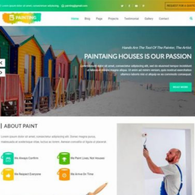 Free Painter WordPress Theme