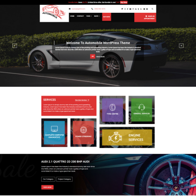 Premium Automotive WordPress Theme