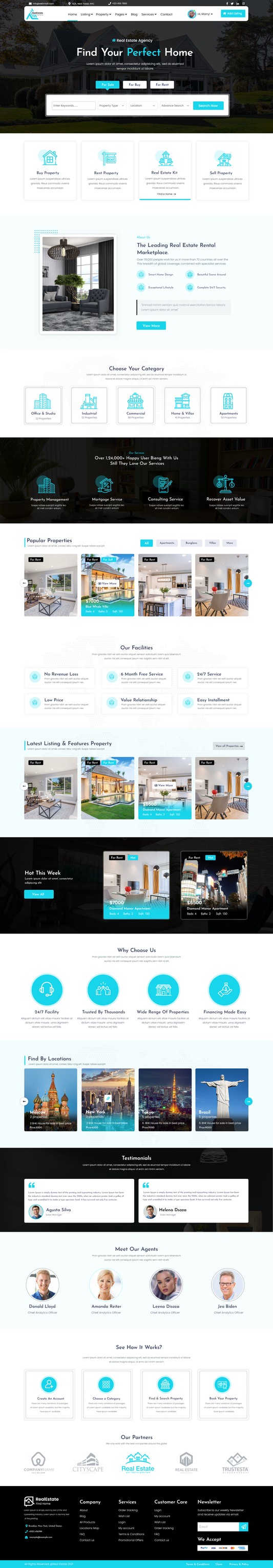 Real Estate Broker WordPress Theme