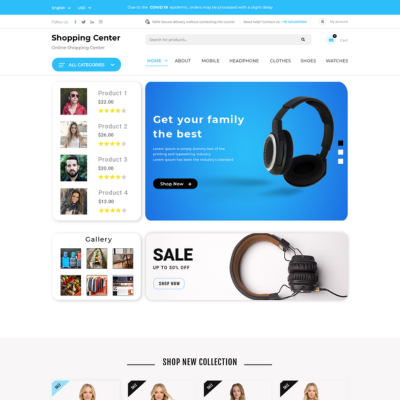 Shopping WordPress Theme