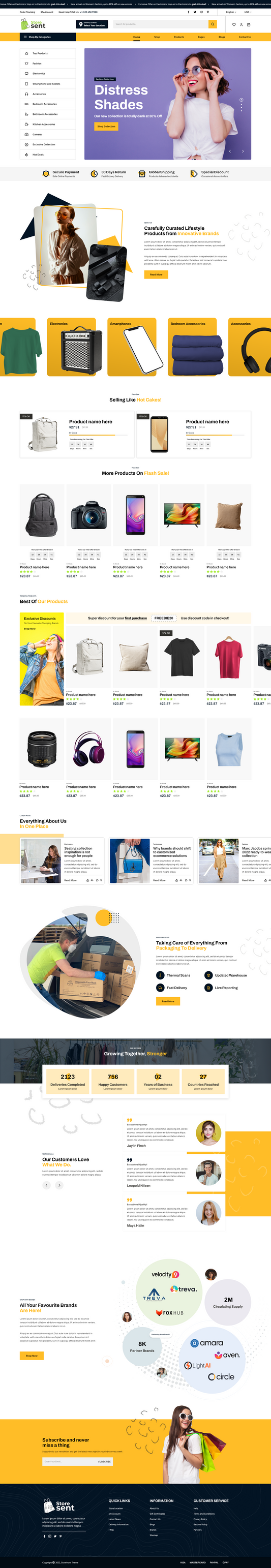 Storefront Ecommerce WordPress Theme